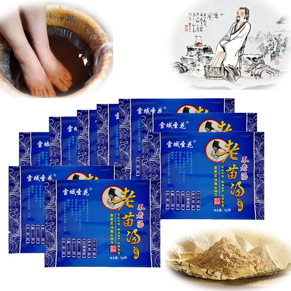 Chinese Natural Herb Foot Bath Powder, Strengthen blood circulation Detox/Slimming/ improve sleeping